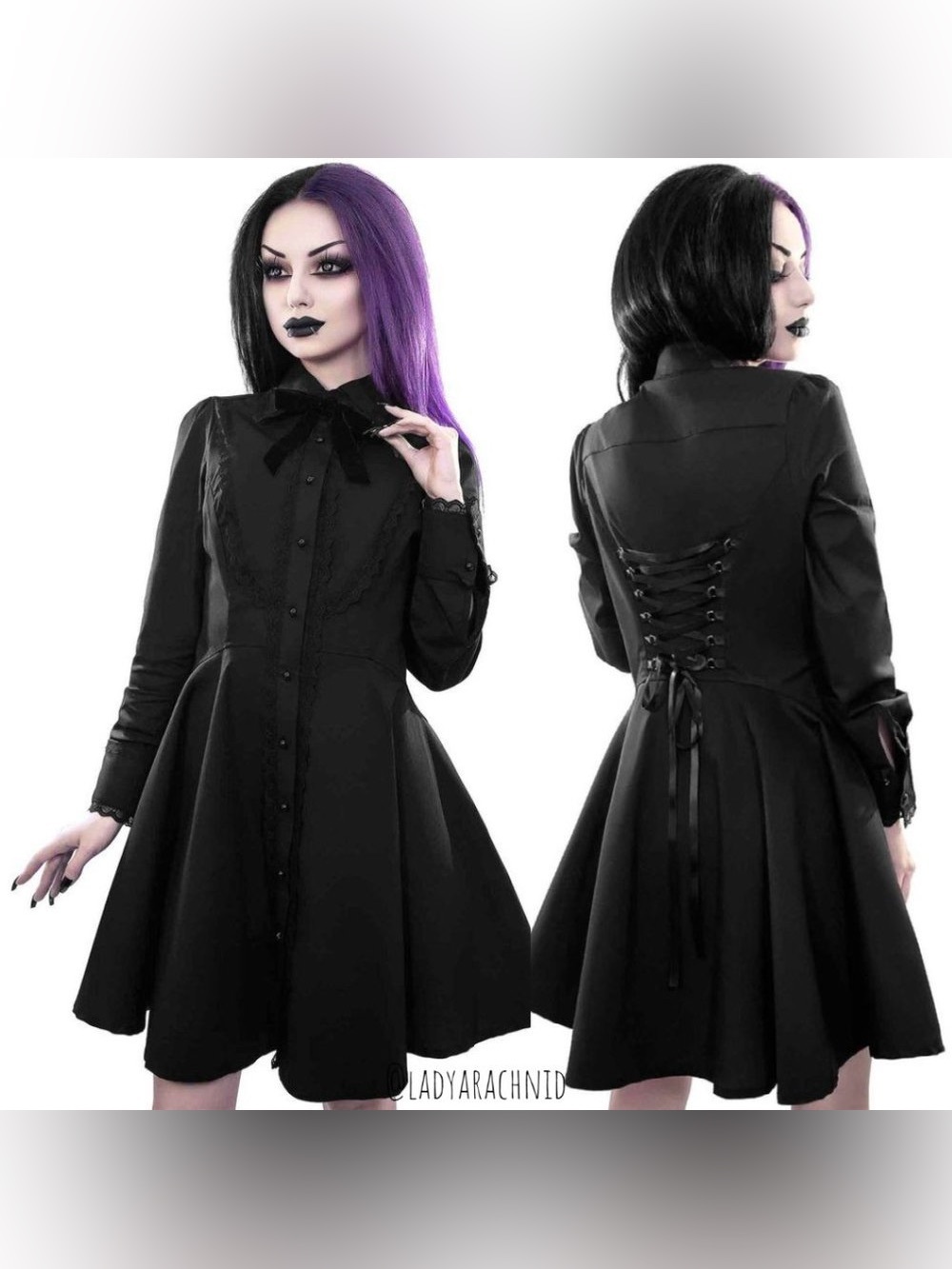 Killstar tombstone tourist black corset dress